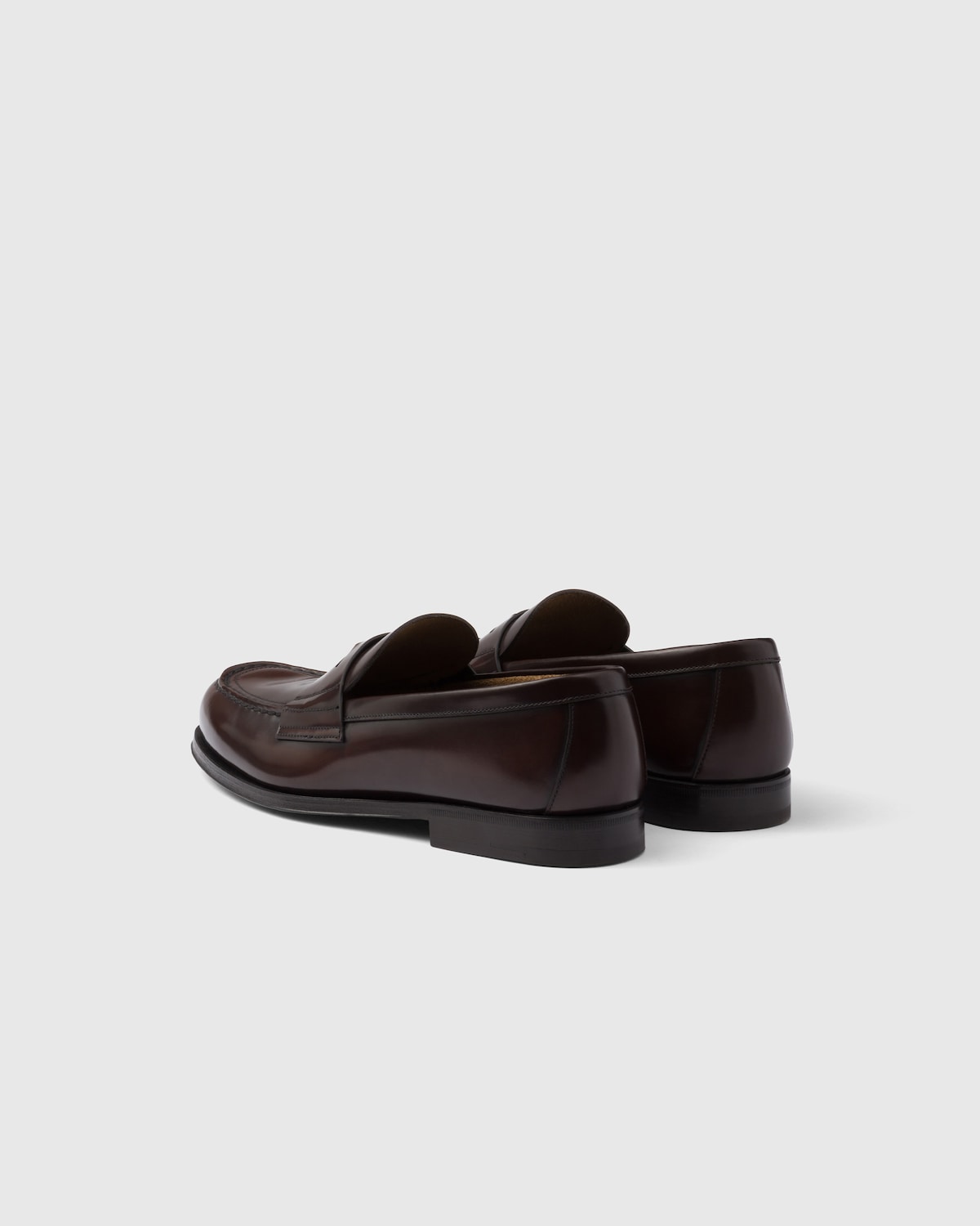 Prada Mocasines de piel cepillada Superdescuento