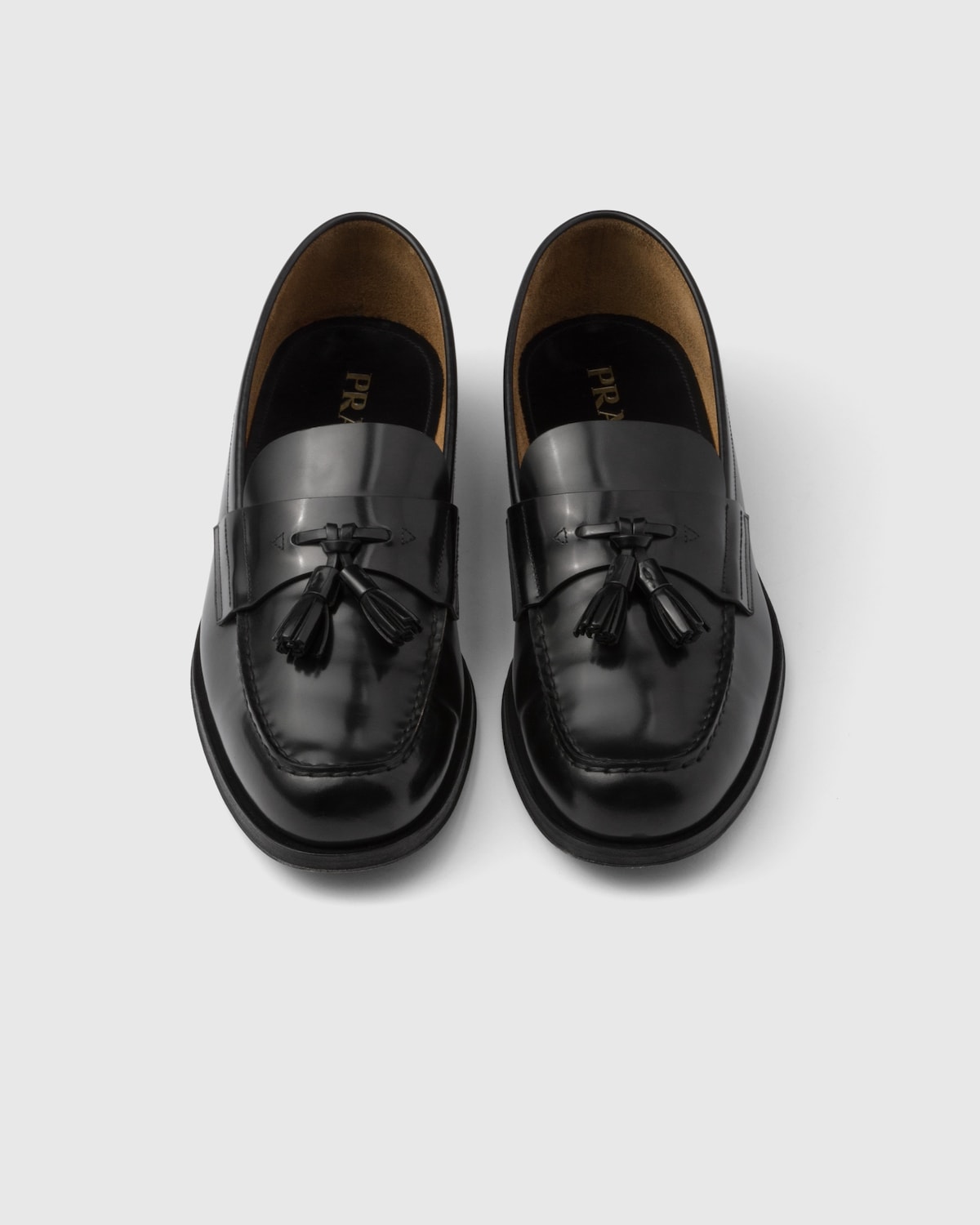 Prada Mocasines de piel cepillada Liquidación