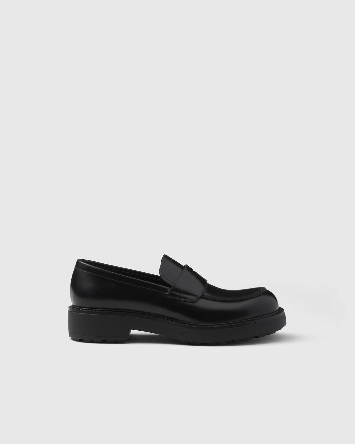 Prada Mocasines de piel cepillada