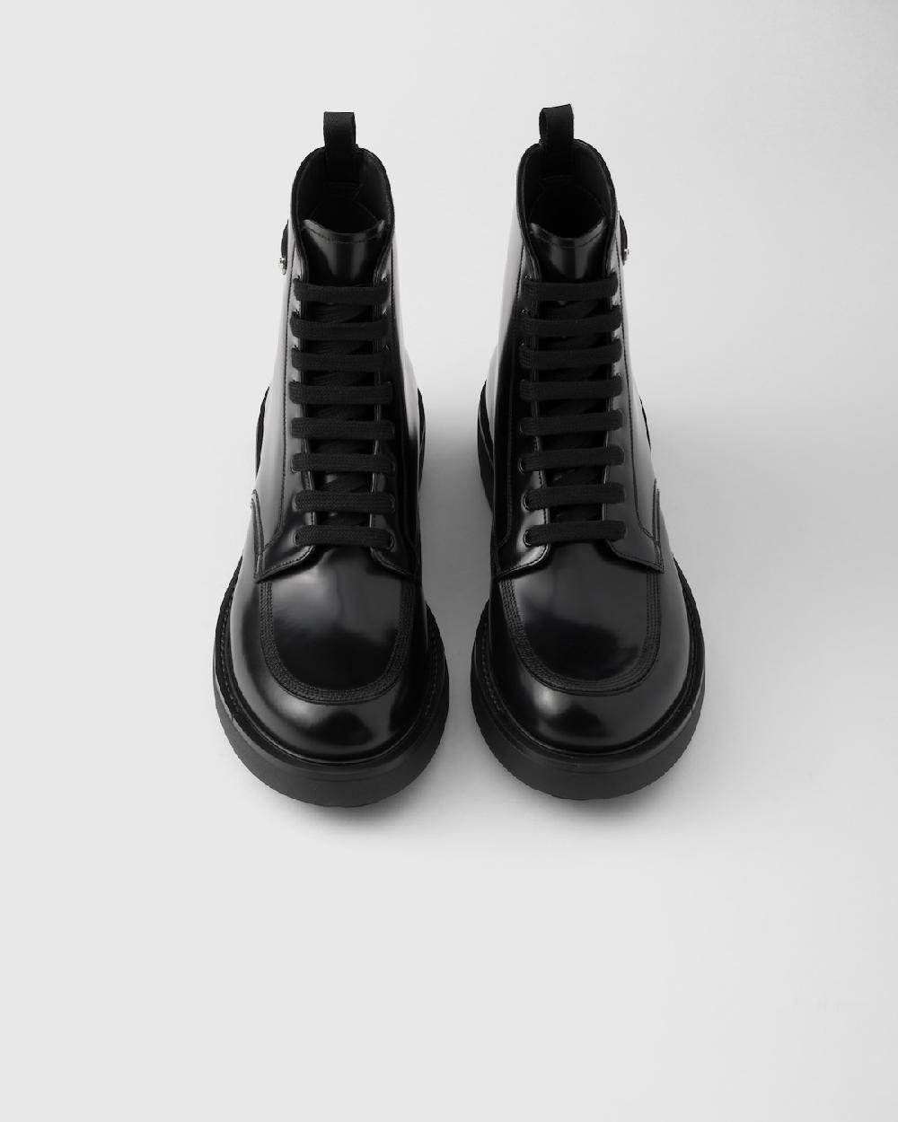 Prada Botas de piel cepillada Limitado a 3 días