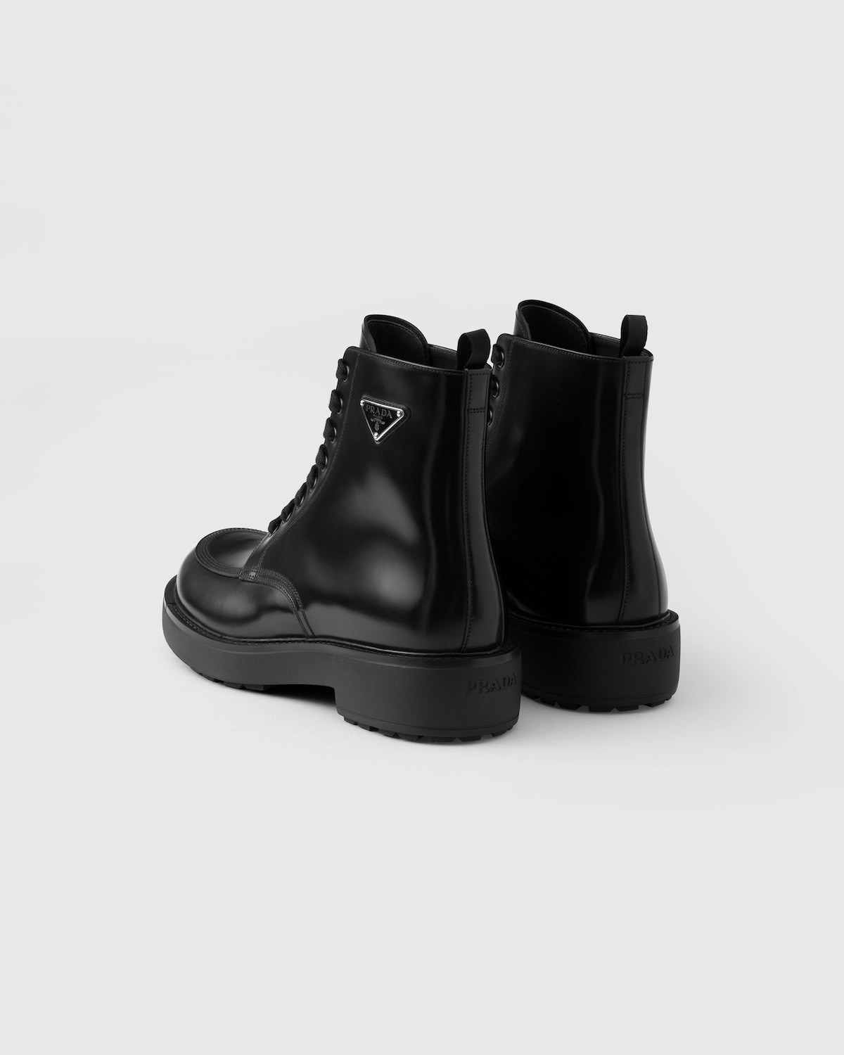 Prada Botas de piel cepillada Limitado a 3 días
