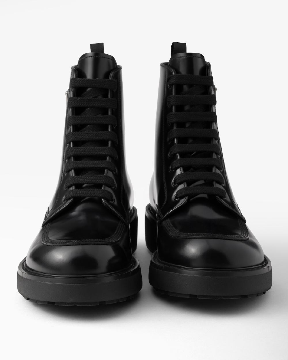 Prada Botas de piel cepillada Limitado a 3 días