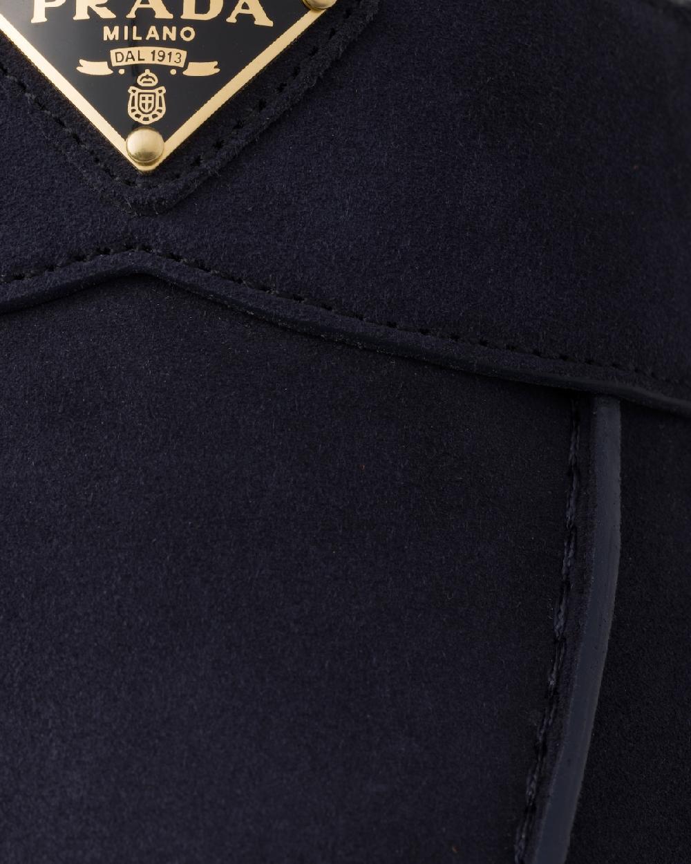 Prada Mocasines de ante Ahorra y exporta