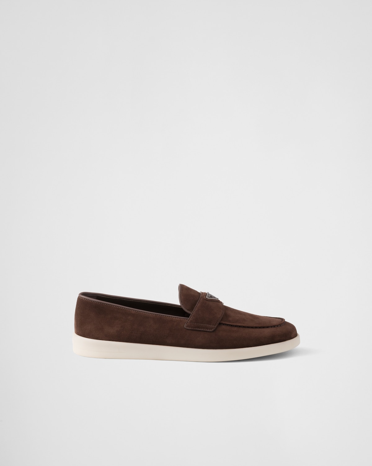 Prada Mocasines de ante En oferta