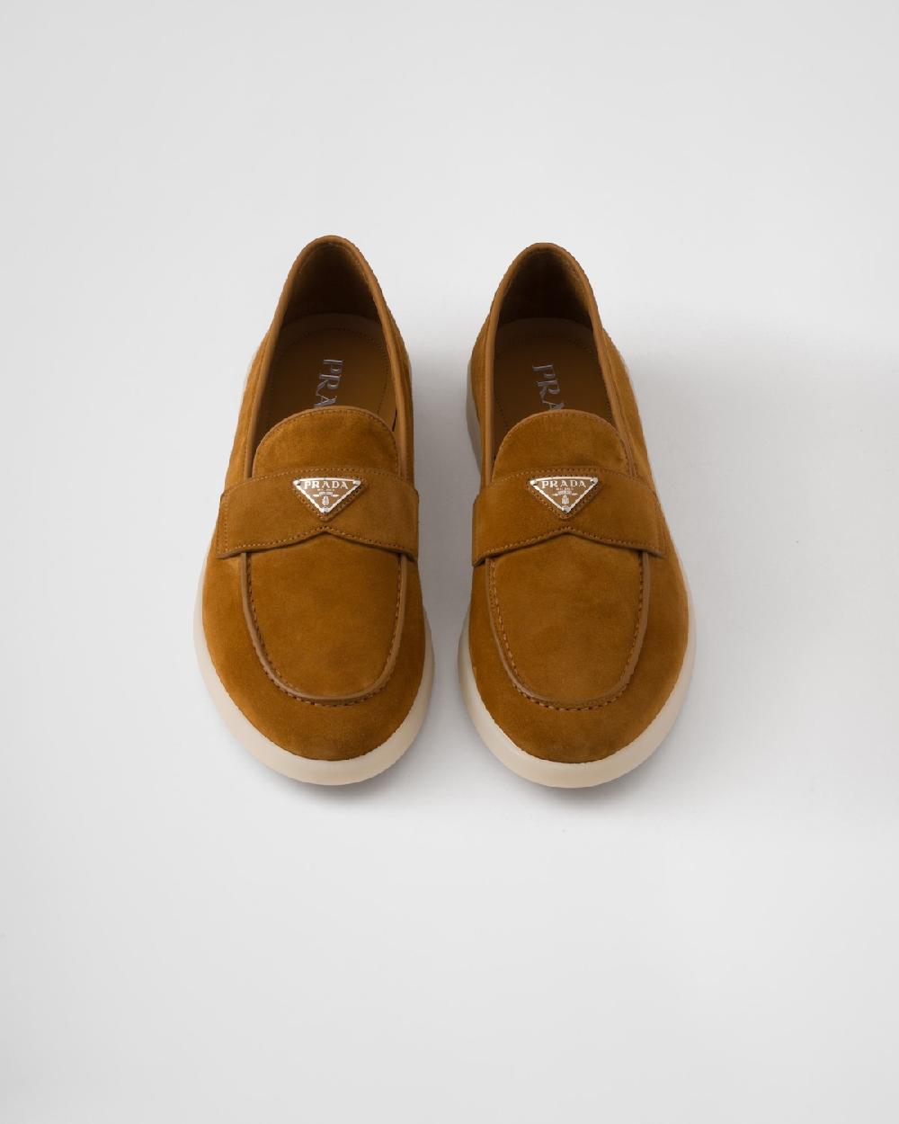 Prada Mocasines de ante Libre de impuestos