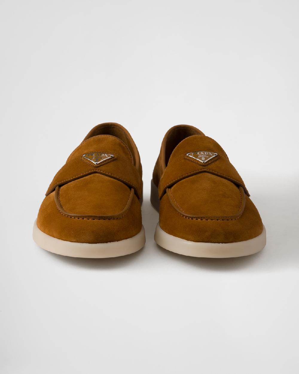 Prada Mocasines de ante Libre de impuestos