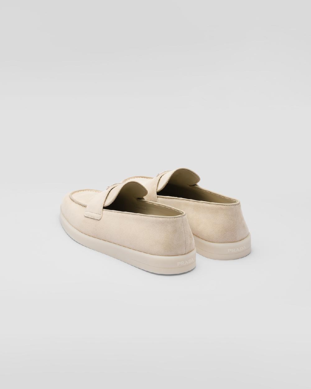 Prada Mocasines de ante Descuentos del mes