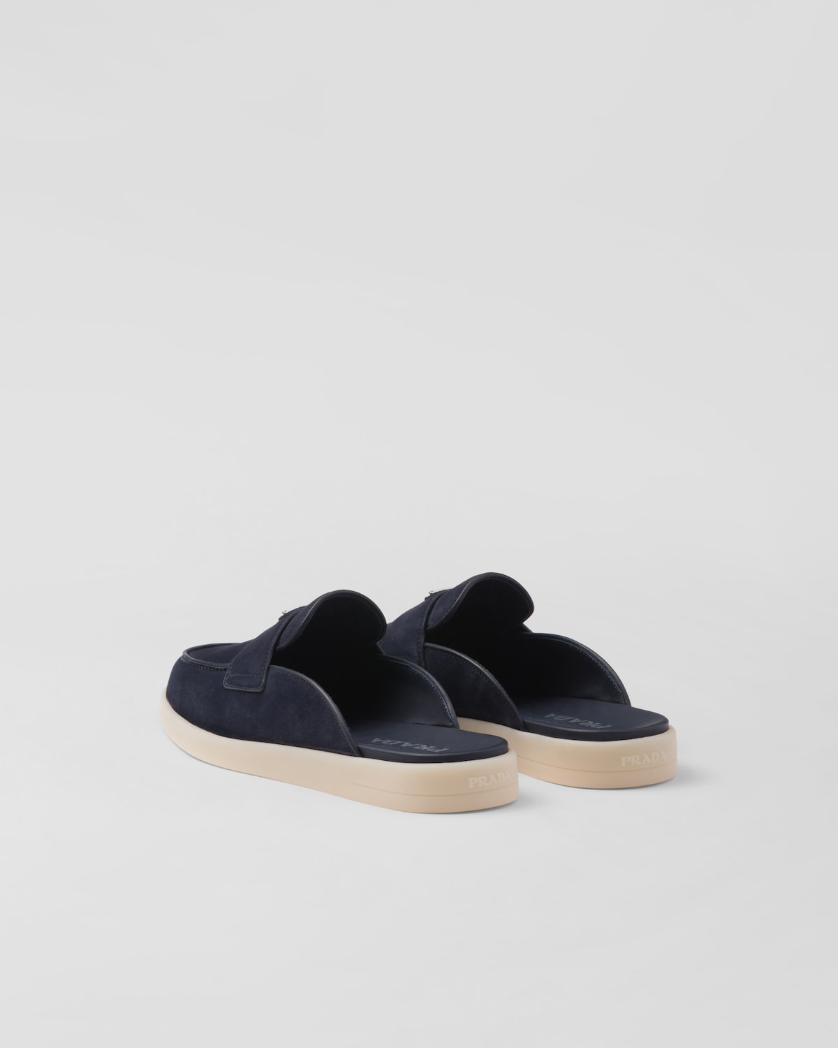 Prada Mules de ante Última moda