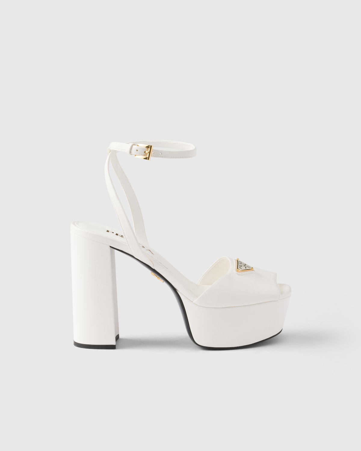 Prada Sandalias de napa con plataforma