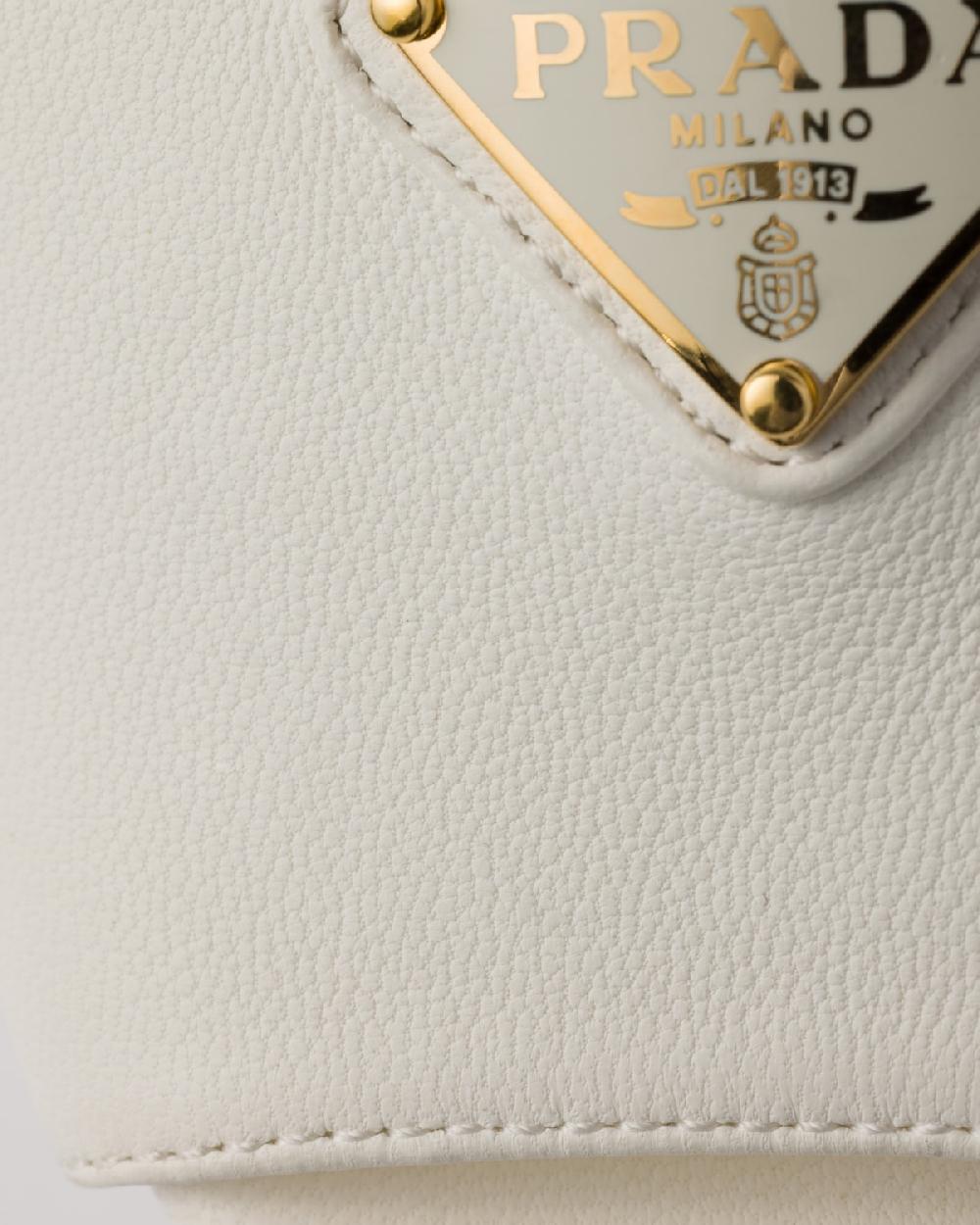 Prada Sandalias de napa con plataforma 2025