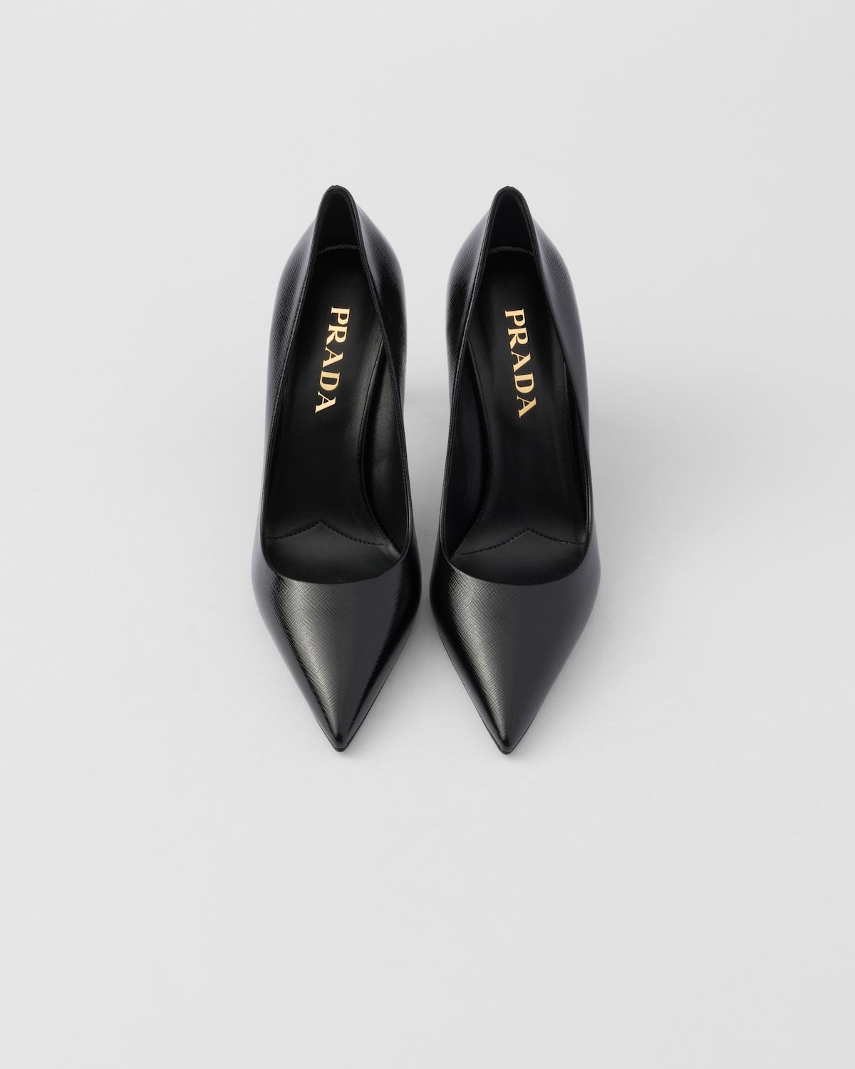 Prada Zapatos de salón de piel Saffiano charol Rebajas