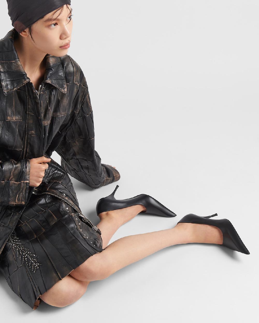 Prada Zapatos de salón de piel Ofertas