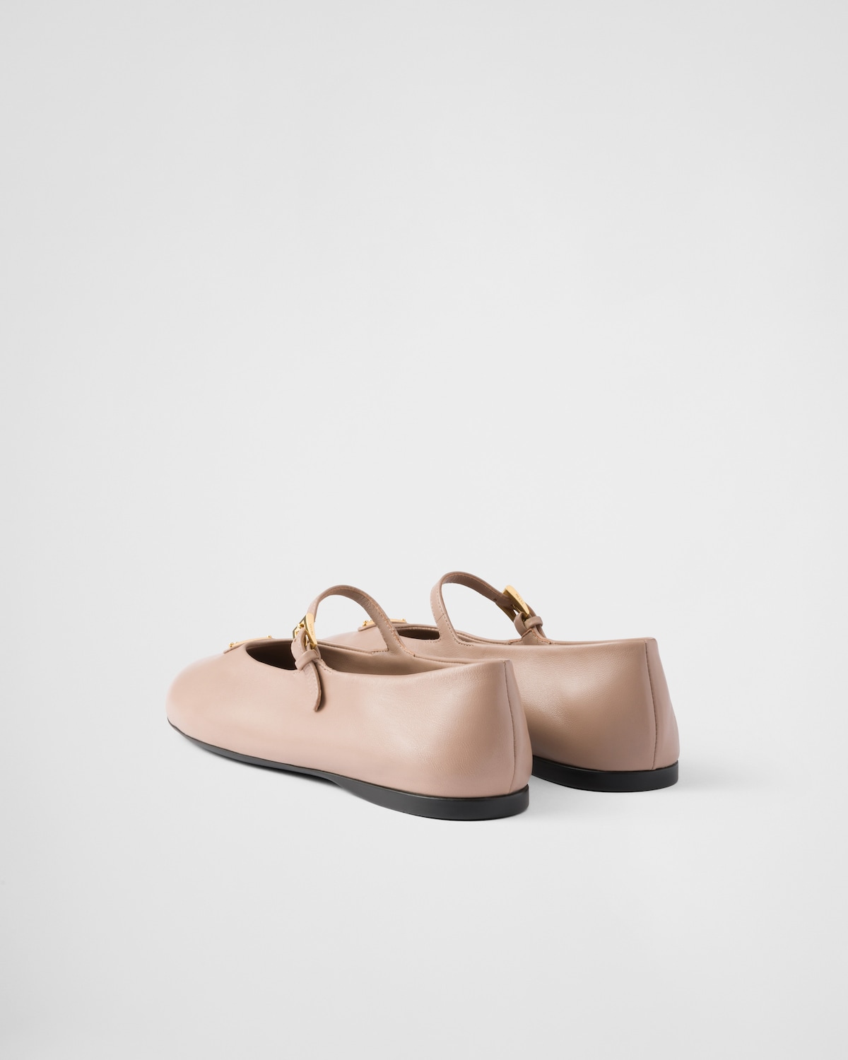 Prada Bailarinas de piel de napa En oferta