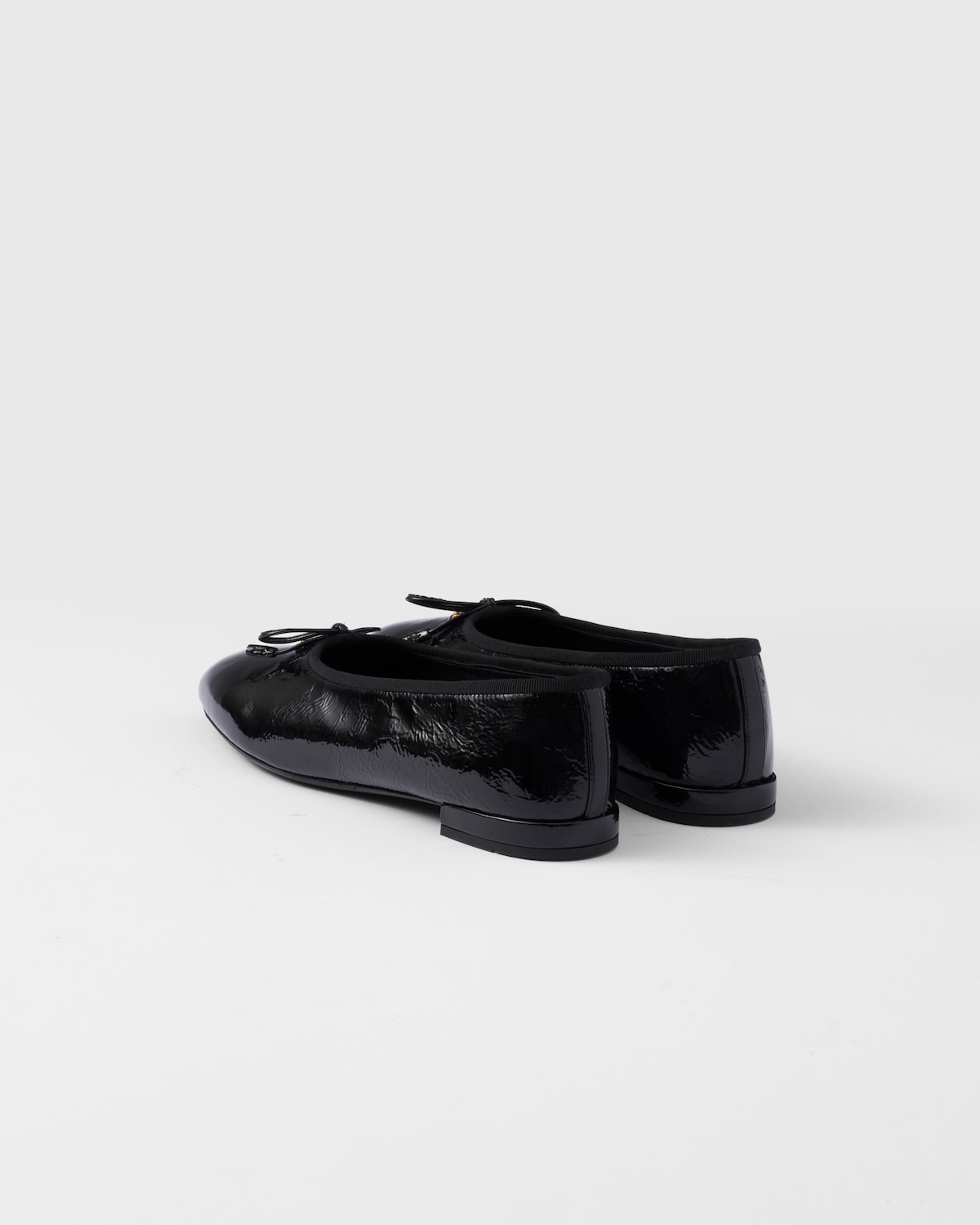 Prada Bailarinas de charol naplak Descuento
