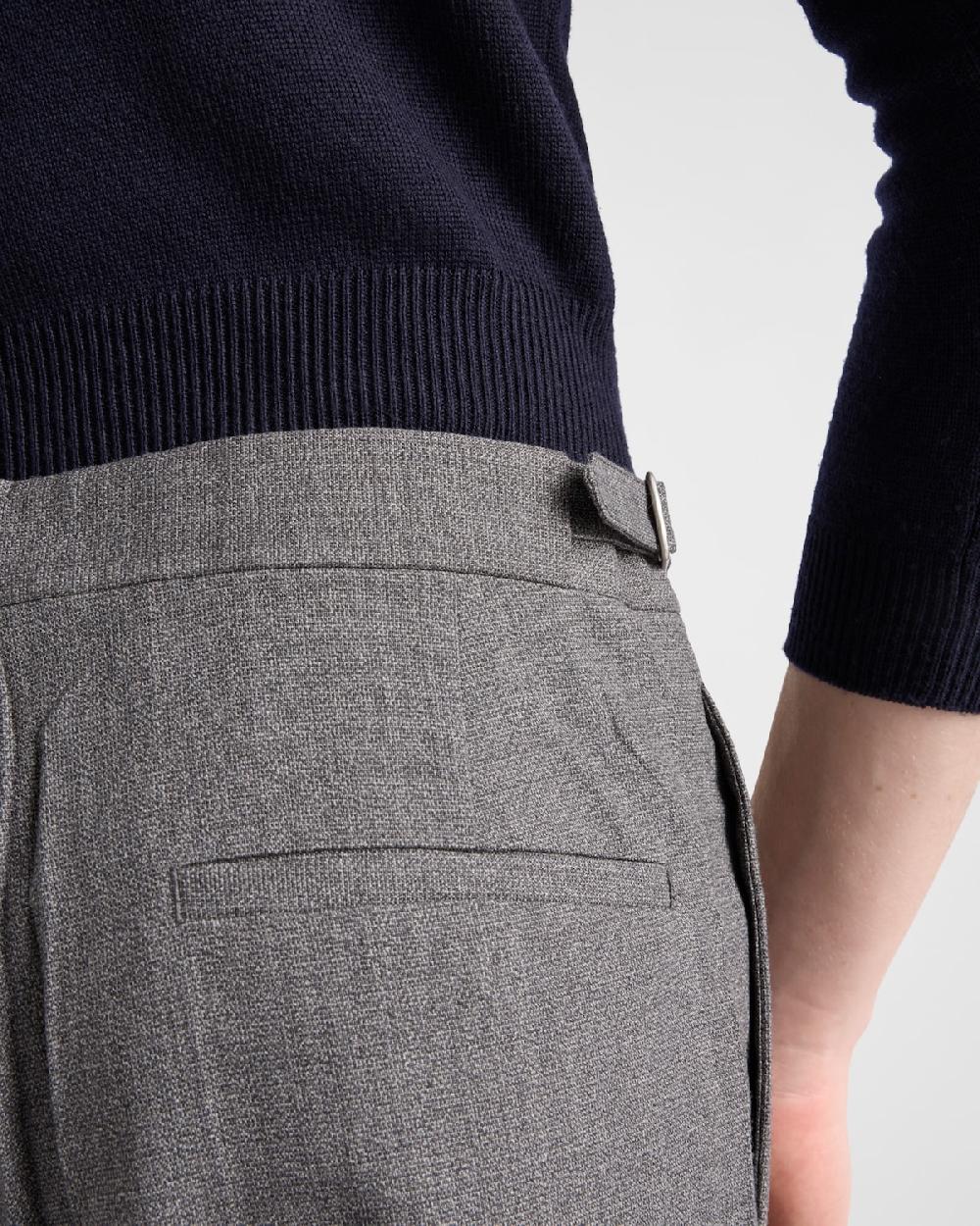 Prada Pantalones de lana técnica COMPRAR AHORA