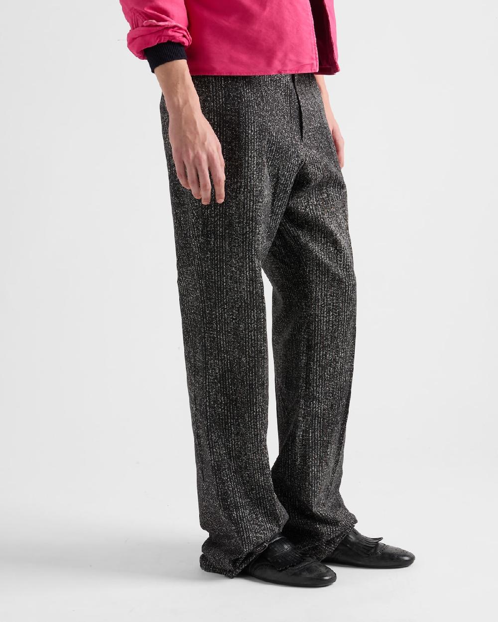 Prada Pantalones de gabardina de algodón Últimos 2 días