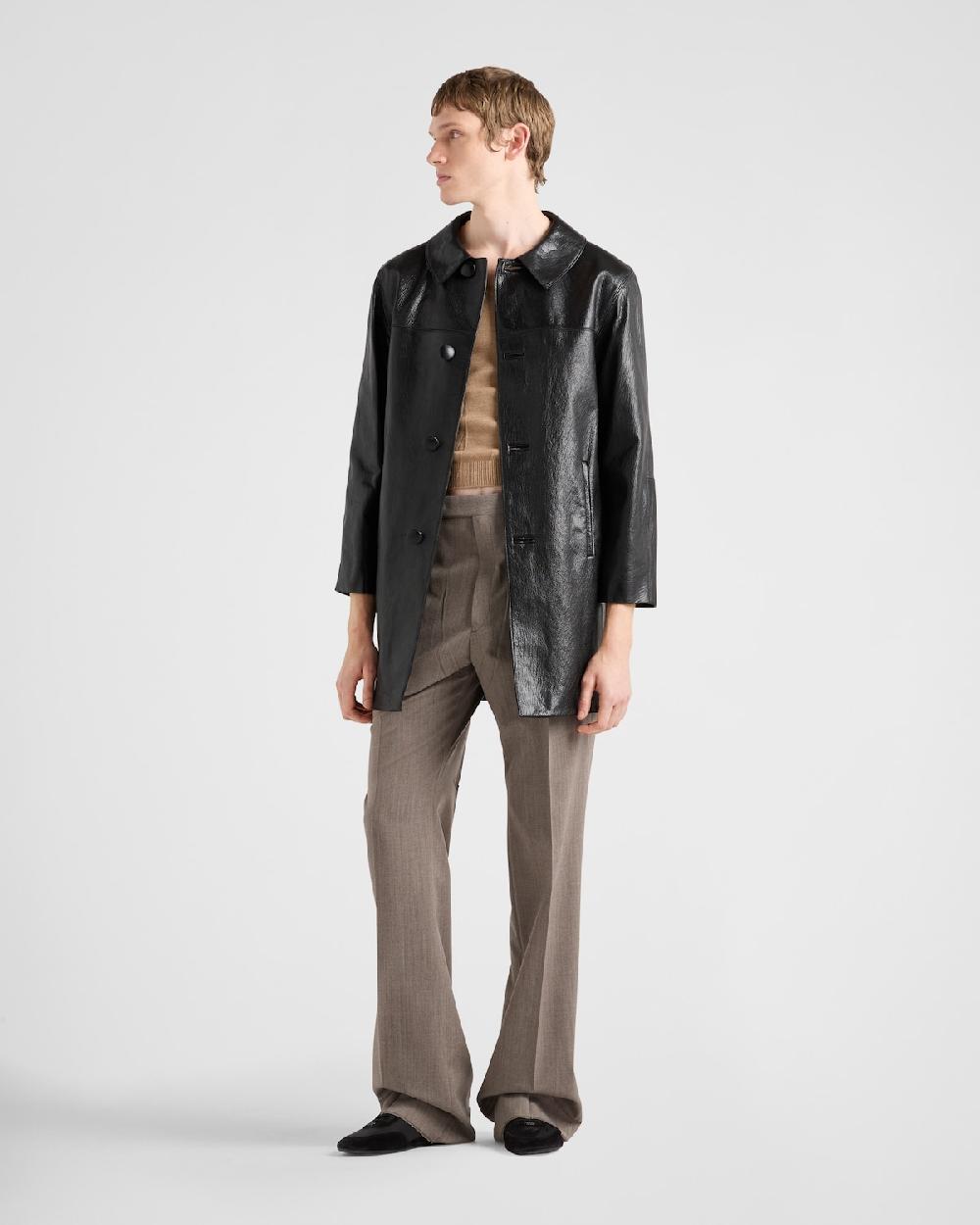 Prada Pantalones de lana técnica
