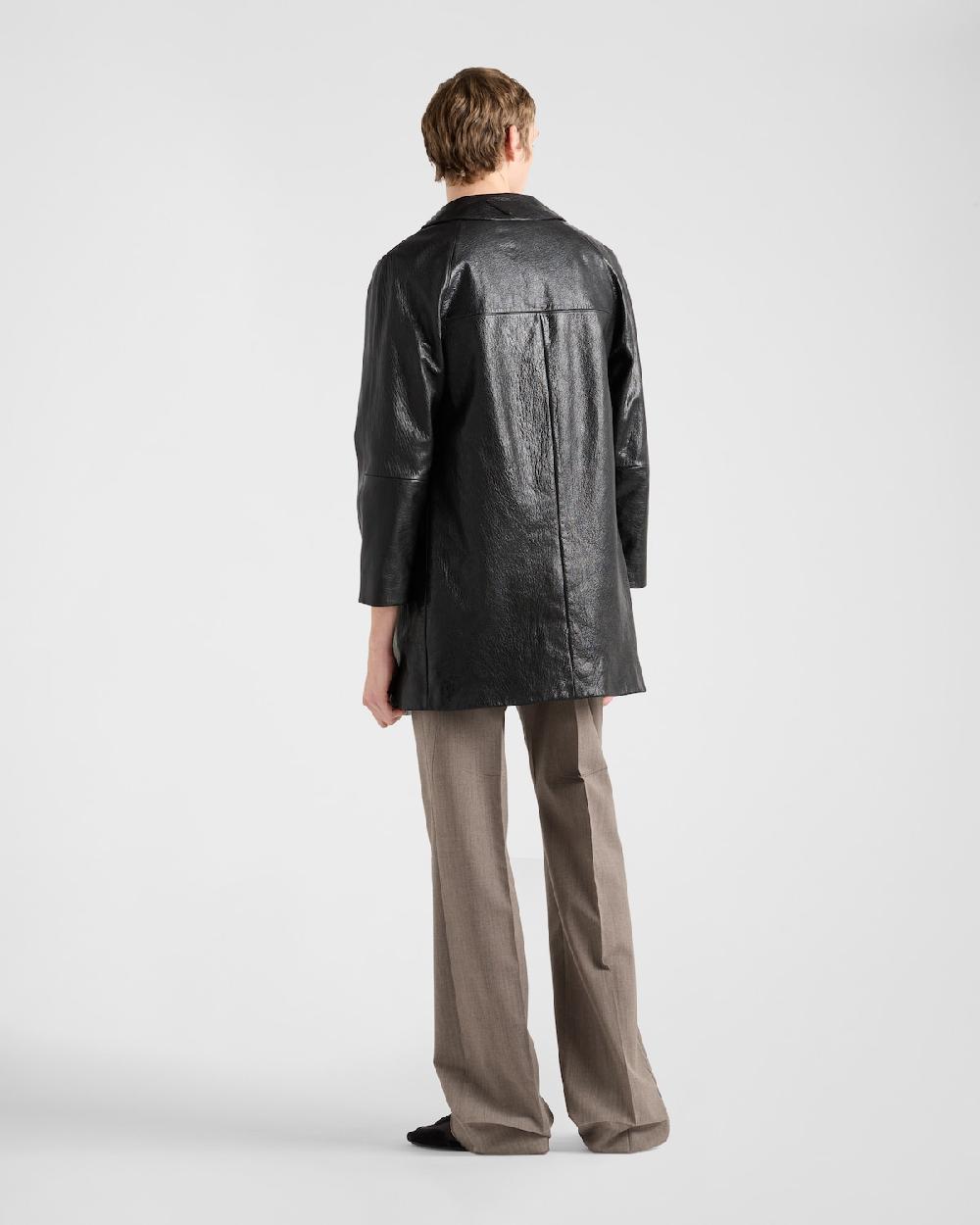 Prada Pantalones de lana técnica Promoción trimestral