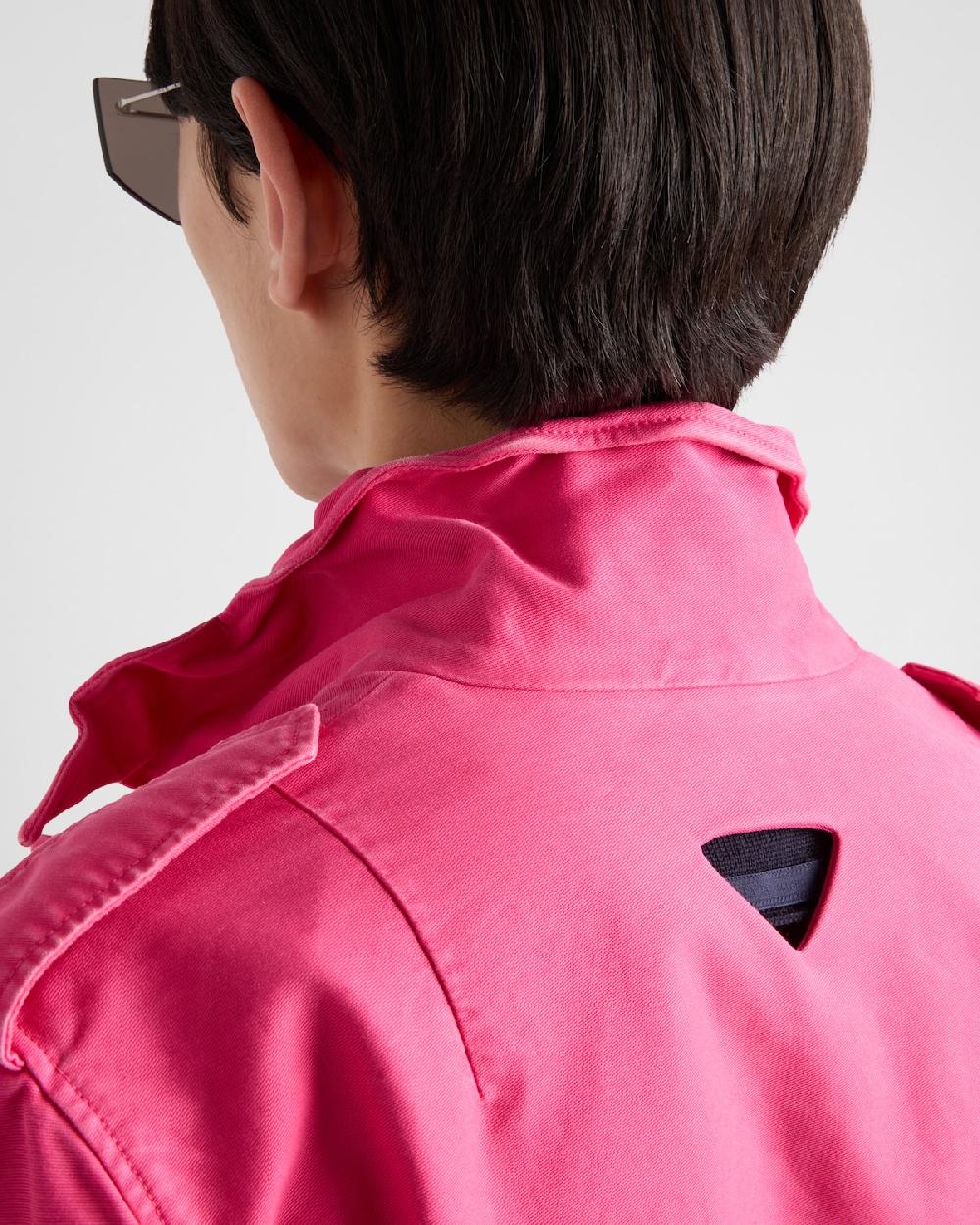 Prada Cazadora estilo sobrecamisa de algodón Envío internacional gratuito