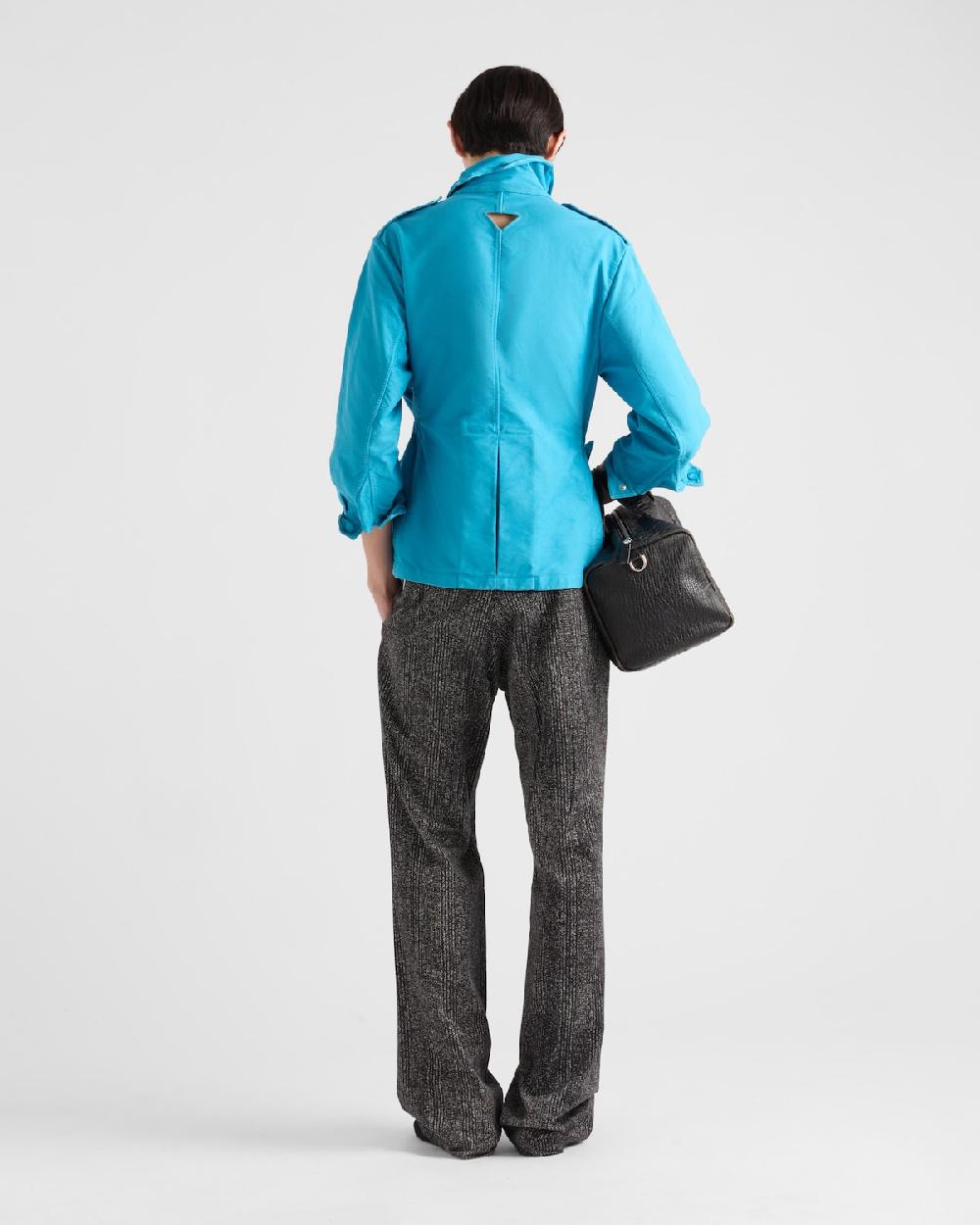Prada Chaqueta safari de algodón Tienda de fábrica