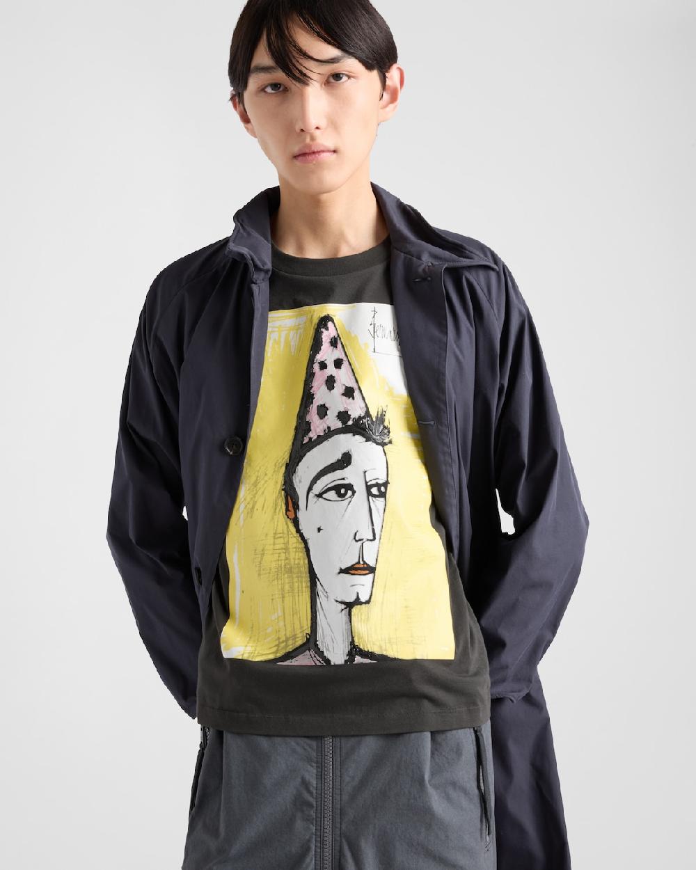 Prada Camiseta de punto estampado Limitado a 3 días
