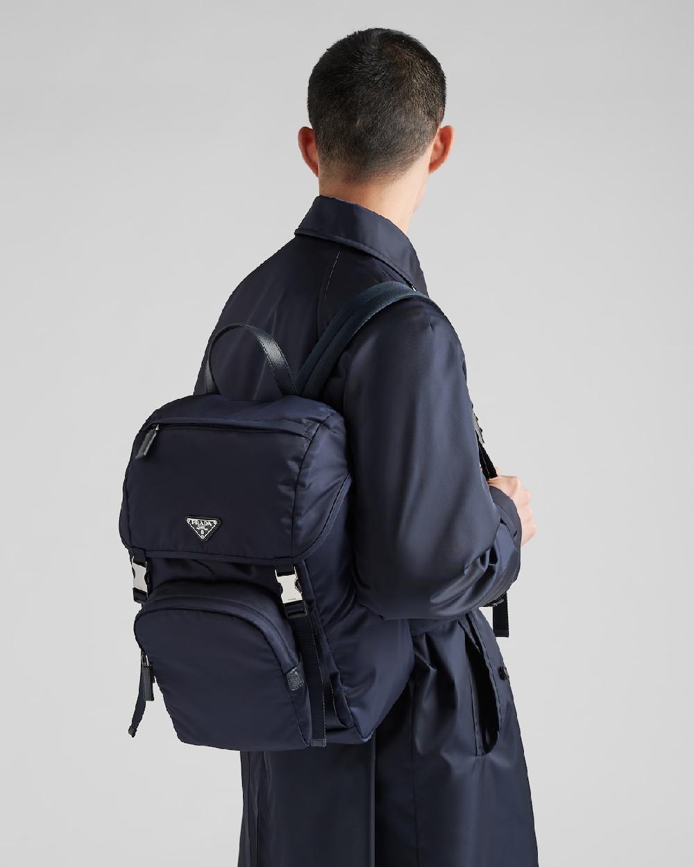 Prada Mochila de Re-Nylon y piel Saffiano En oferta
