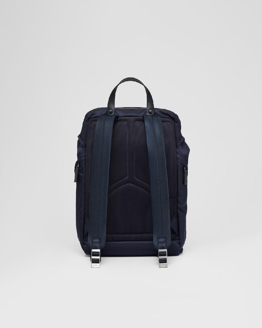 Prada Mochila de Re-Nylon y piel Saffiano En oferta