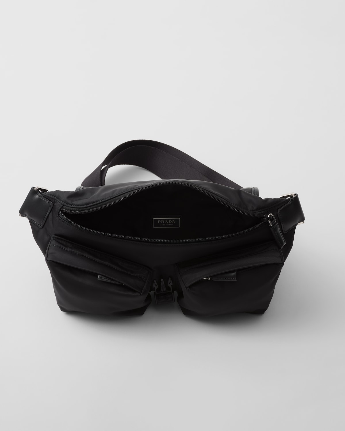 Prada Bolso bandolera de Re-Nylon y piel Grandes ahorros