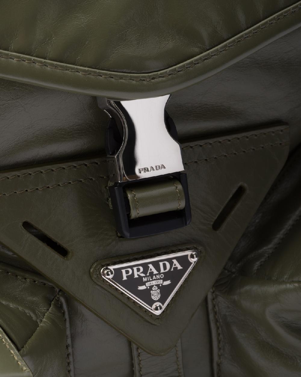 Prada Bolso bandolera de piel Devoluciones gratuitas