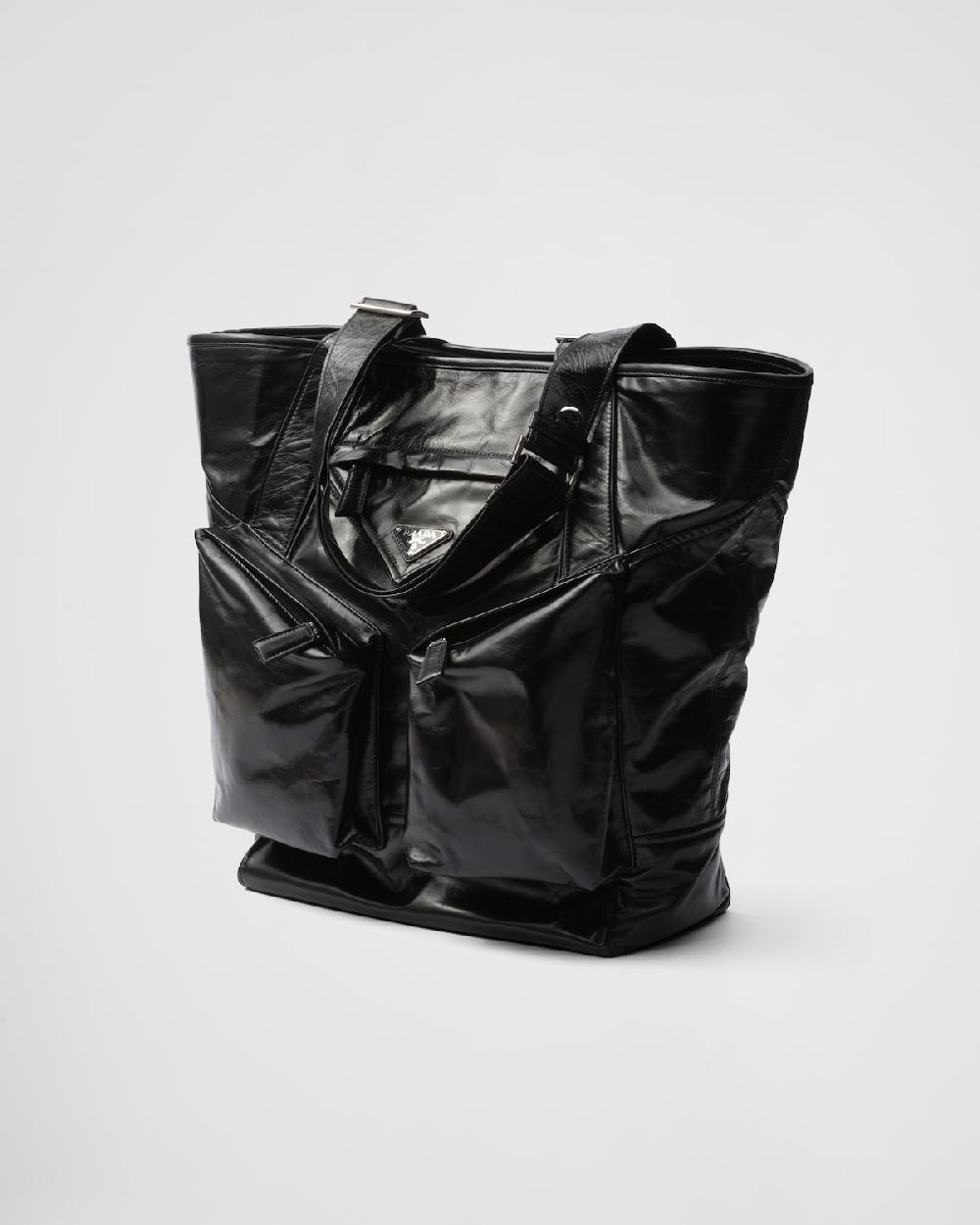 Prada Bolso tote de piel En línea