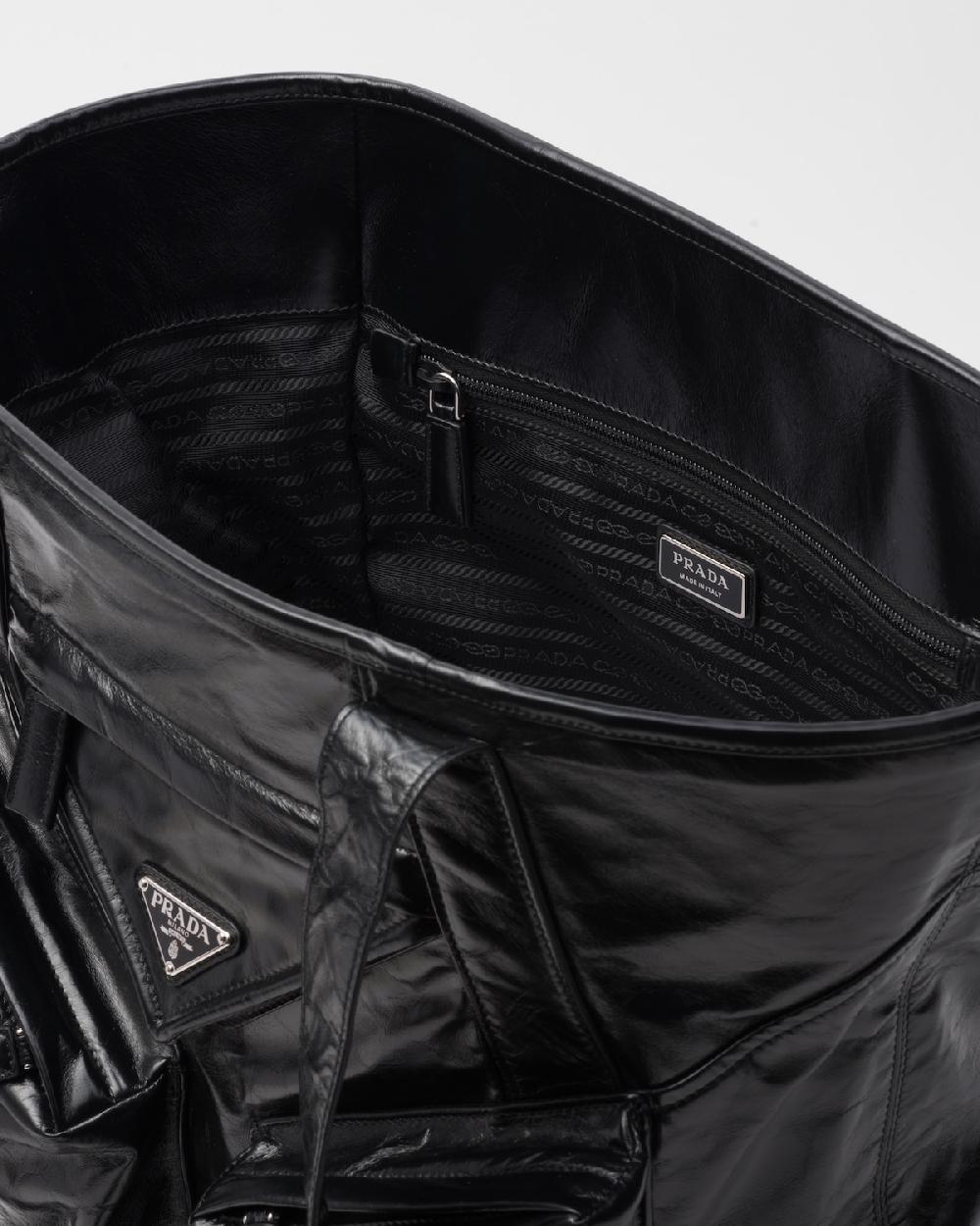 Prada Bolso tote de piel En línea