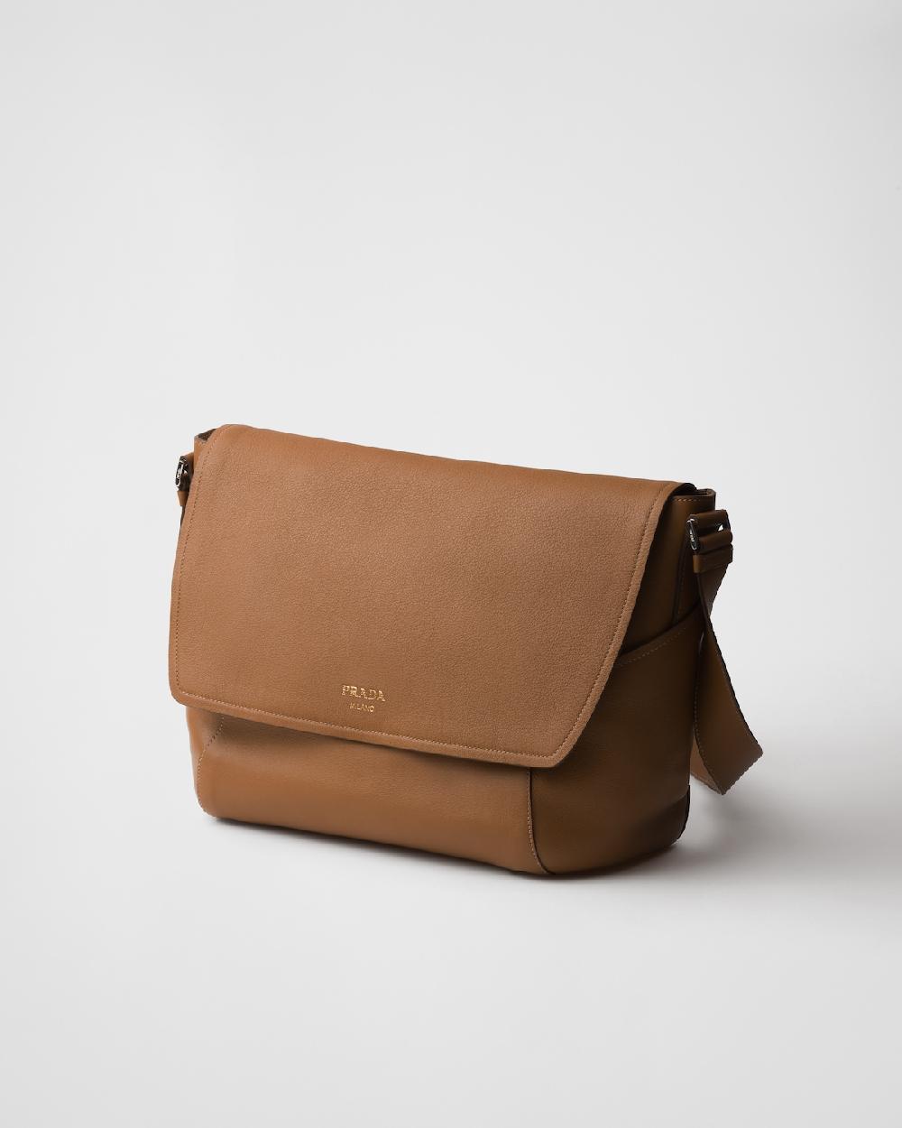 Prada Bolso bandolera de piel Rebajas