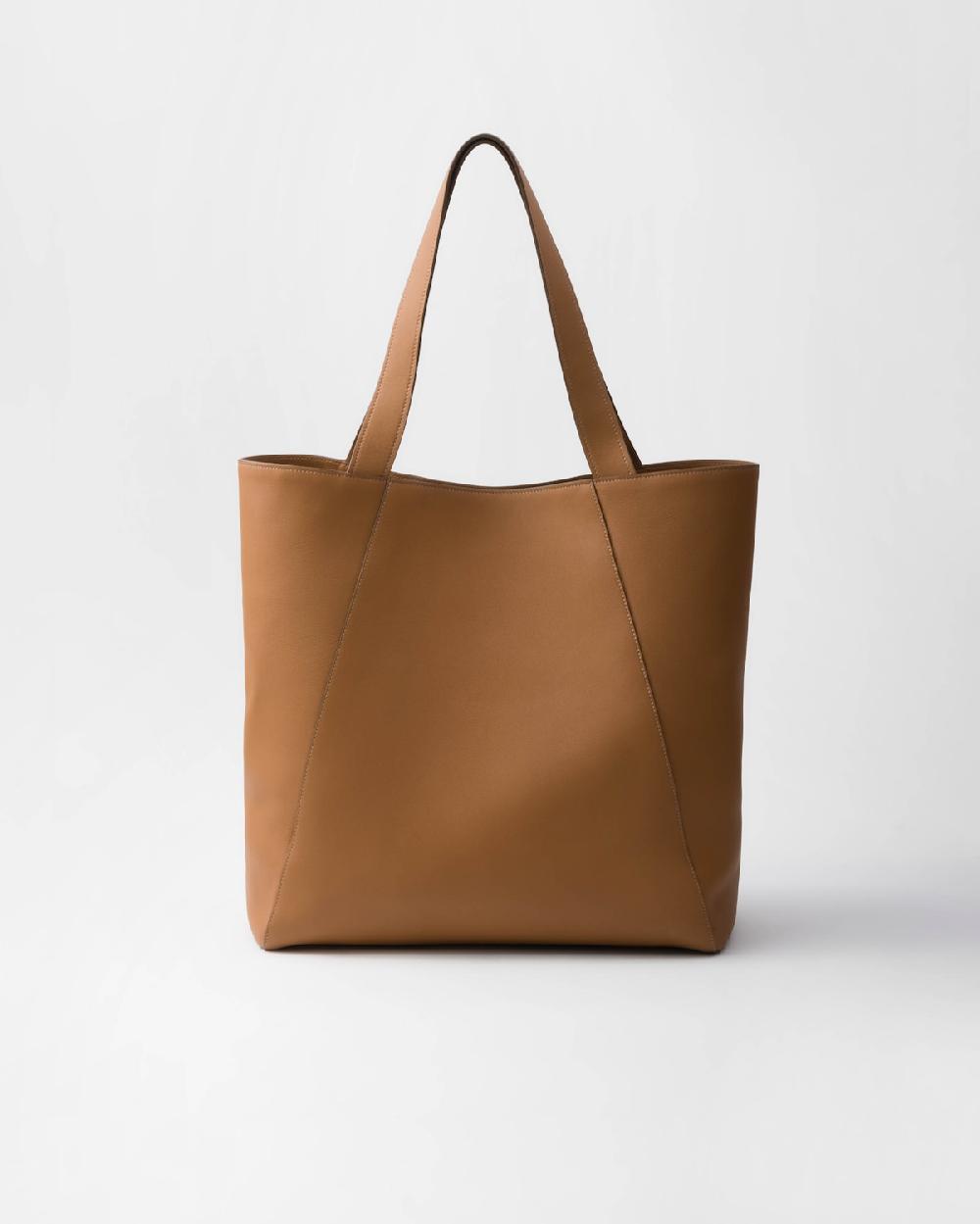 Prada Bolso tote de piel Ofertas