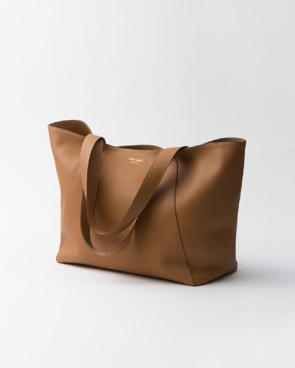 Prada Bolso tote de piel Venta caliente