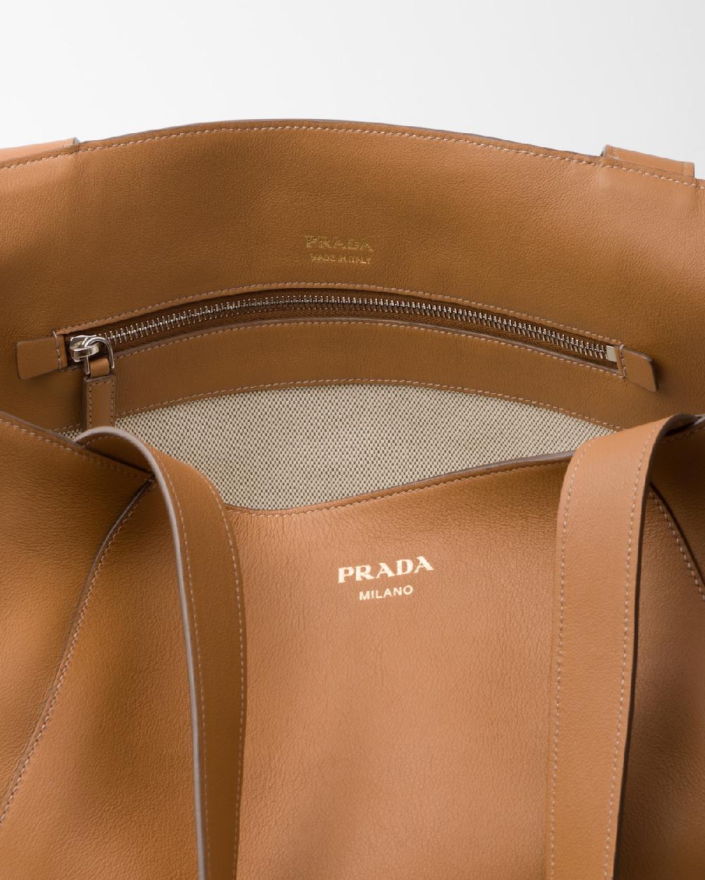 Prada Bolso tote de piel Venta caliente