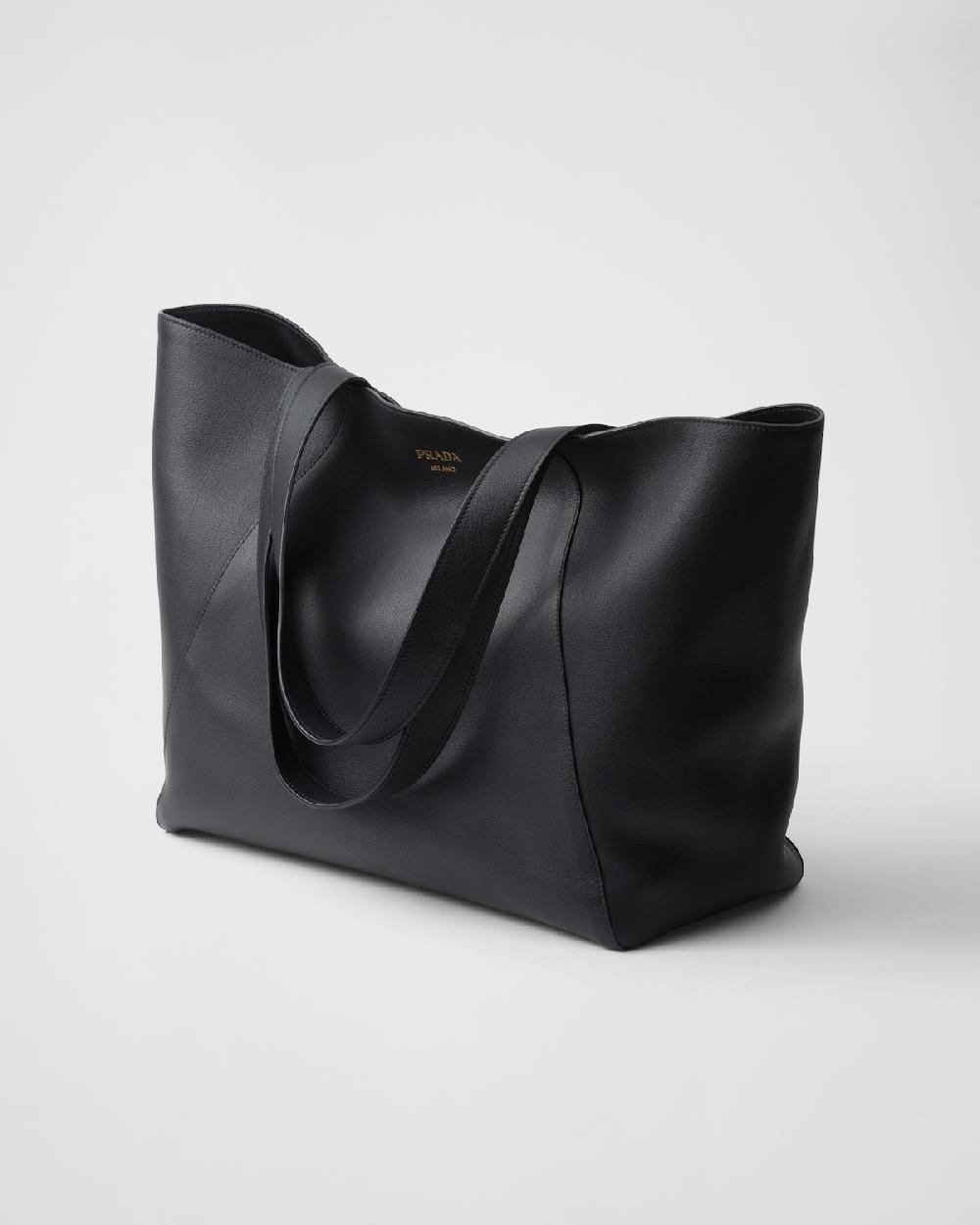 Prada Bolso tote de piel En oferta