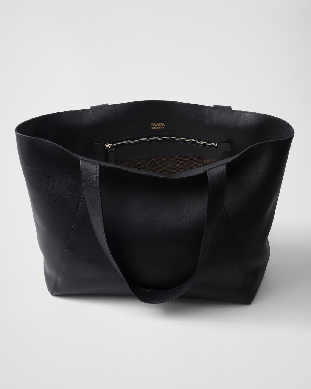 Prada Bolso tote de piel En oferta