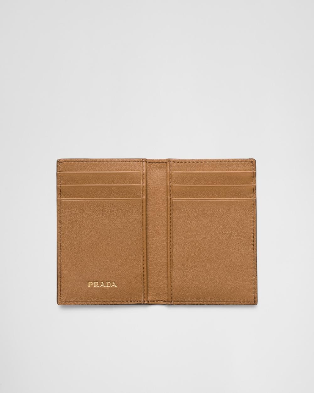 Prada Tarjetero de piel Descuento