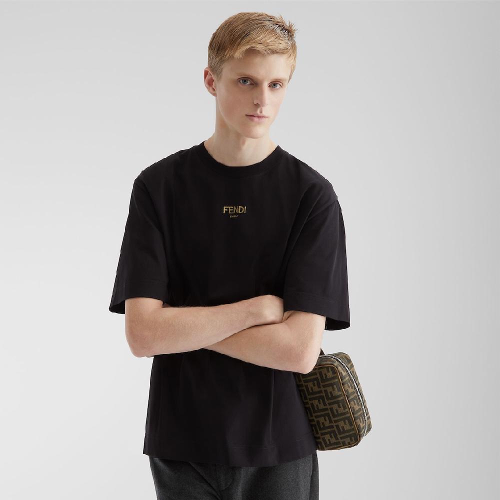 Fendi Neceser Small FF Jacquard Liquidación