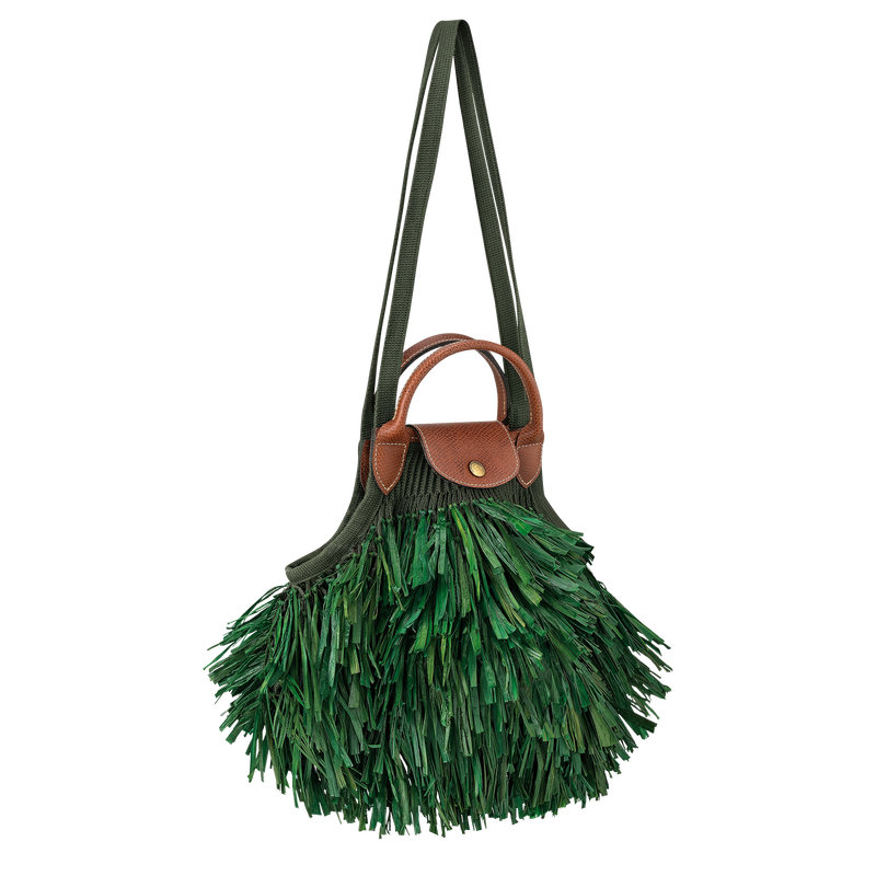 Longchamp Le Pliage Filet Bolsa de malla L Tela - Caqui Devoluciones gratuitas