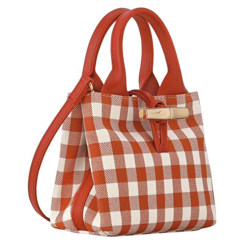 Longchamp Le Roseau Bolso con asa superior XS Tela - Corteza 2025