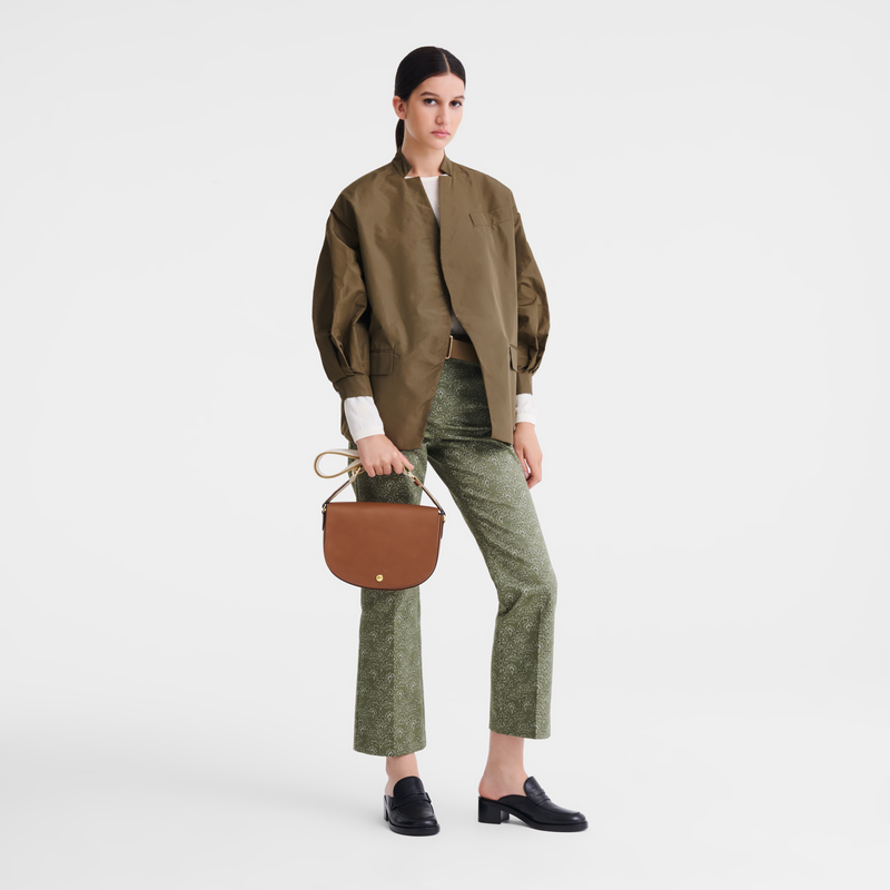 Longchamp Épure Bolso bandolera M Cuero - Coñac En línea