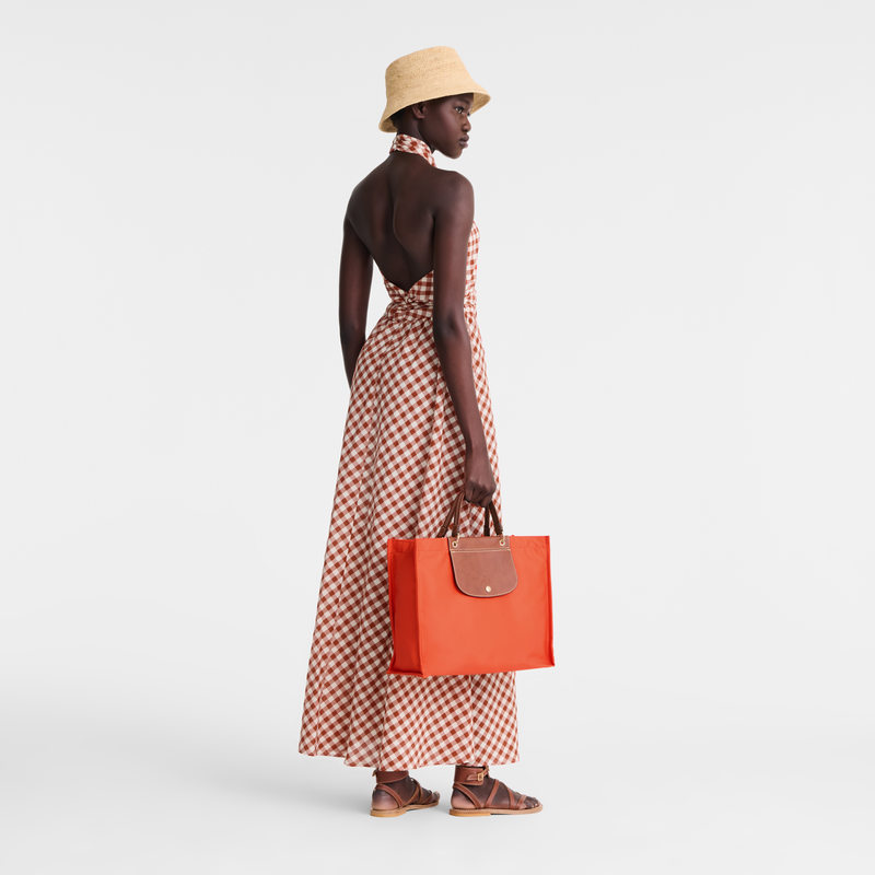 Longchamp Cabas Longchamp Bolso shopper L Tela - Carotte En oferta