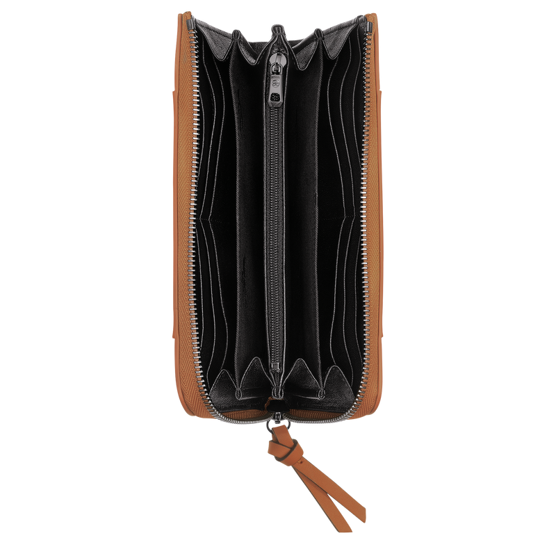 Longchamp Longchamp 3D Cartera con cremallera Cuero - Natural Los más vendidos