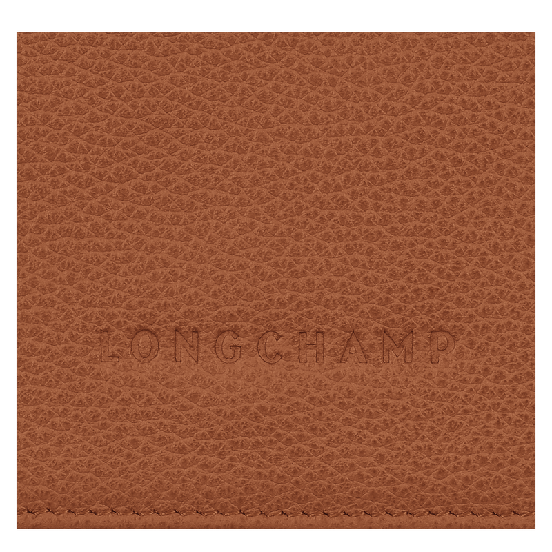 Longchamp Le Foulonné Cartera compacta Cuero - Caramelo Ventas relámpago