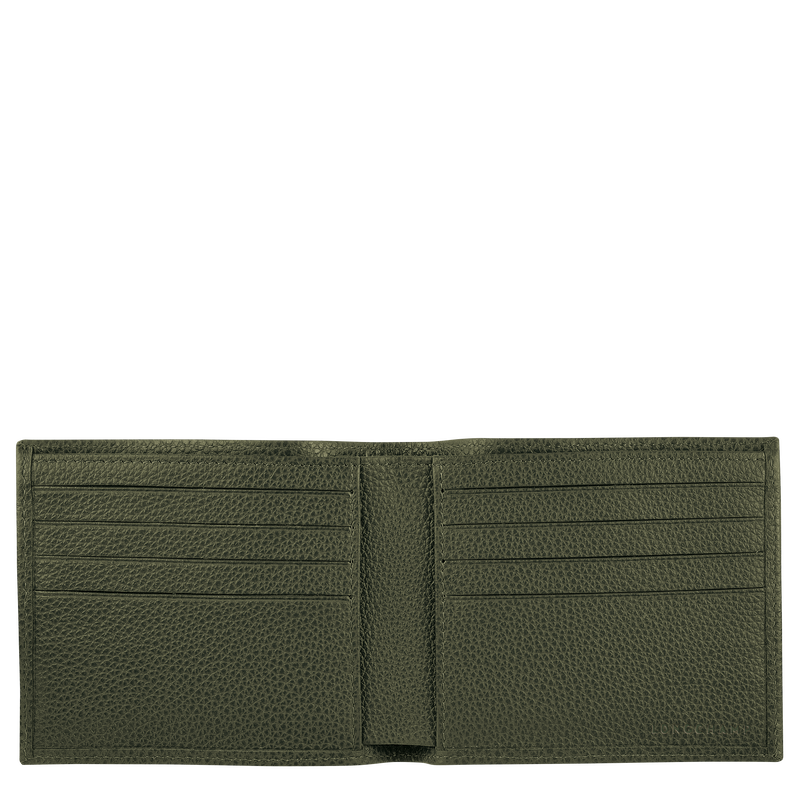 Longchamp Le Foulonné Cartera Cuero - Caqui Tienda