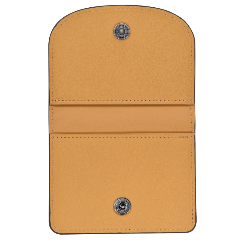 Longchamp Le Pliage Xtra Tarjetero Cuero - Miel Liquidación