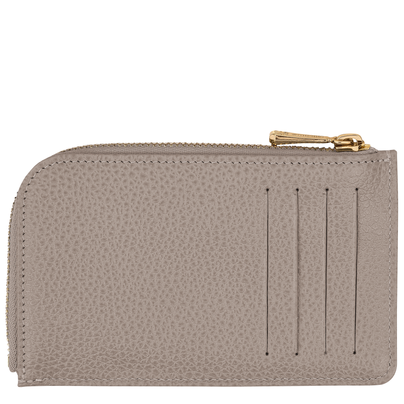 Longchamp Le Foulonné Tarjetero Cuero - Tórtola Mejor oferta