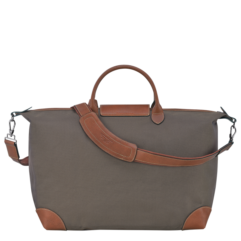 Longchamp Boxford Bolsa de viaje L Lona reciclada - Marrón Rebajas top