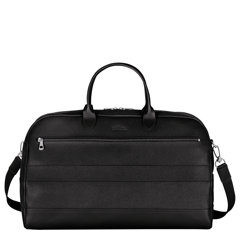 Longchamp Le Foulonné Bolsa de viaje L Cuero - Negro Envío gratis